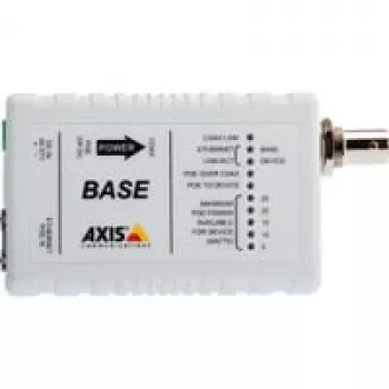 AXIS T8640 Ethernet per koaksialinį kabelį adapteris PoE+ – medijos keitiklis, Ethernet, Fast Ethernet, 10Base-T, 100Base-TX, RJ-45 / BNC (2 vnt. pakuotė), skirtas AXIS P1346, P1346-E, P5534, P5534-