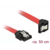SATA kabelis DeLOCK 83979 0,5 m SATA 7 kontaktų Juodas Raudonas