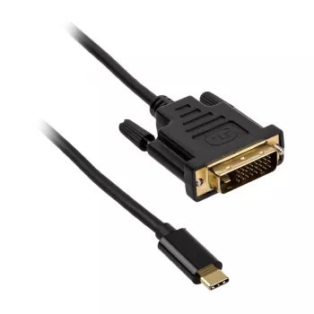 DVI laidas Akasa AK-CBCA10-18BK 1,8 m DVI-D juodas
