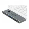 Dokavimo stotelė DeLOCK Dual USB Type-C su HDMI USB 3.2 SD PD 3.0