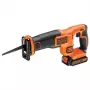 Pjūklas stūmoklinis Black & Decker BDCR18-QW Juodas, Oranžinis