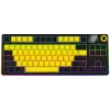 LORGAR KBP70TKLW, belaidė TKL mechaninė žaidimų klaviatūra Pro, juoda/geltona, EN išdėstymas