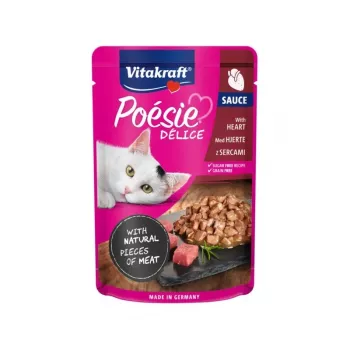 VITAKRAFT POESIE DELICE širdelės – šlapias kačių ėdalas – 85 g
