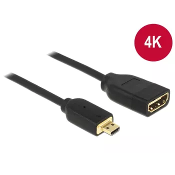 HDMI kabelis DeLOCK 0,2 m HDMI-A / HDMI Micro-D