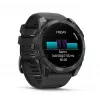 Išmanusis laikrodis GARMIN Fenix 8 – titano korpusas 51 mm, AMOLED 1,4 colio, GPS, 32 GB, 10 ATM, silikoninis dirželis