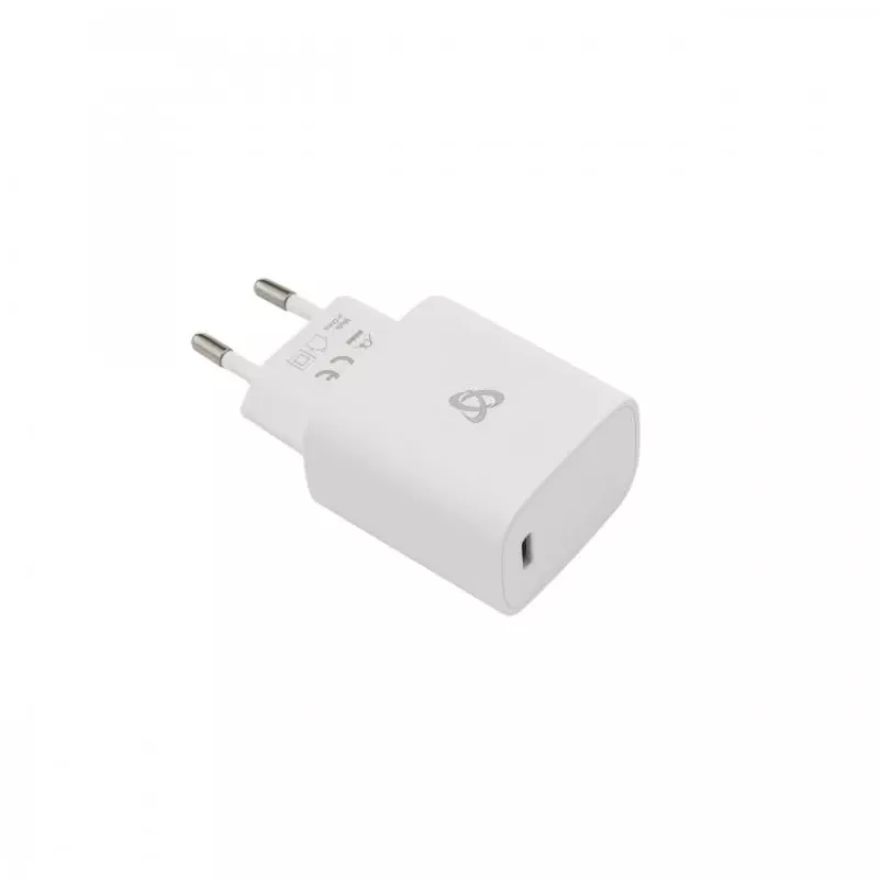 Sbox HC-120 USB Type-C sieninis įkroviklis baltas