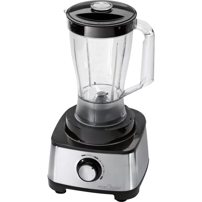 ProfiCook PC-KM 1063 virtuvės kombainas 1200 W 1,75 L juodos spalvos, nerūdijantis plienas