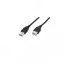 USB ilginimo laidas DIGITUS AK-112331, 3 m, USB A kištukas į USB A lizdą, USB 3.2 Gen 1, juodas