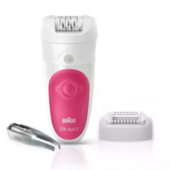 Braun Silk-epil 5 5-500 SensoSmart epiliatorius, rožinis/baltas