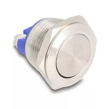Mygtukinis jungiklis DeLOCK 22040 2P Nikelis Nerūdijantis plienas 250V 5A