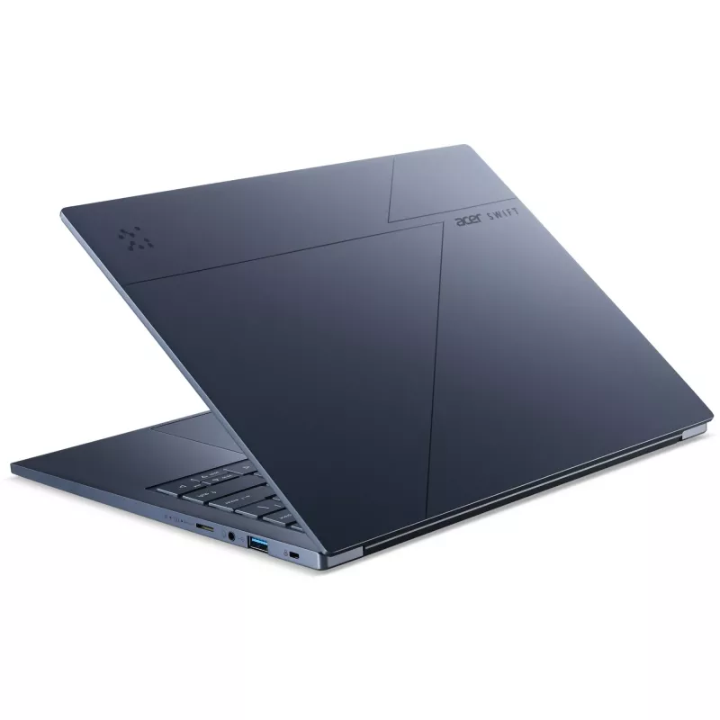 Nešiojamas kompiuteris Acer Swift Go 14 AI SFG14-75-73GE Intel Core Ultra 7 258V 14 colių WUXGA 32 GB LPDDR5x 1 TB SSD Intel Arc 140V Wi‑Fi 7 Windows 11 Mėlynas 1.24 kg
