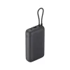 Power bank Xiaomi 20000mAh su integruotu kabeliu, tamsiai pilka, modelis 61828