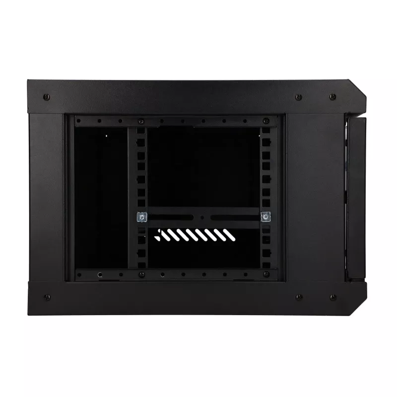 EXTRALINK LITE 4U 530×400 sieninis stovo korpusas juodas su lentyna
