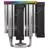 Oro procesoriaus aušintuvas DeepCool AK620 Digital SE, dvigubas bokštas, 6x Ø6 mm šilumos vamzdeliai, 2x 120 mm PWM ventiliatoriai, RGB, aukštis 161 mm