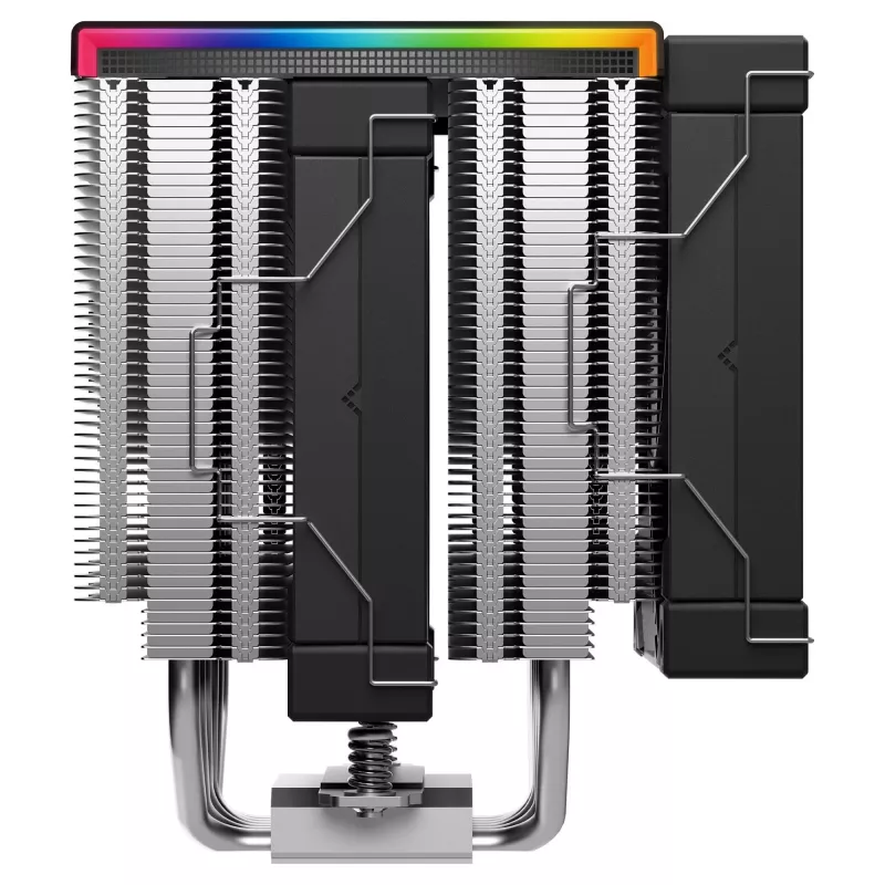 Oro procesoriaus aušintuvas DeepCool AK620 Digital SE, dvigubas bokštas, 6x Ø6 mm šilumos vamzdeliai, 2x 120 mm PWM ventiliatoriai, RGB, aukštis 161 mm