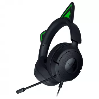 Laidinis žaidimų ausinių rinkinys Razer Kraken Kitty V3 X — ant ausų, integruotas mikrofonas