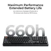 Mechaninė klaviatūra Keychron V6 Ultra 8K – Pilno dydžio 100% QWERTY, Bluetooth, RGB, Juoda