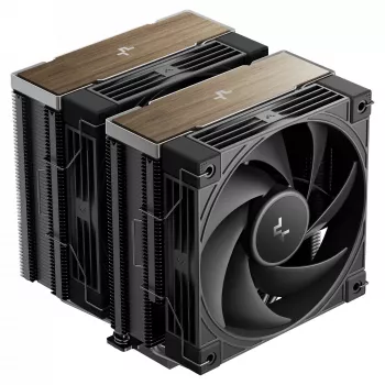 Oro aušintuvas DeepCool AK620 G2, 120 mm ventiliatorius, LGA1700/1200/115x ir AM4/AM5, juodas, 144×127×159 mm