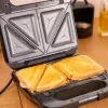 Cecotec sumuštinių keptuvė Rock’nToast 4in1 | 1000 W | 4 plokštės | Juoda