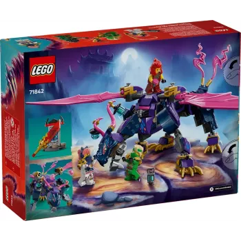 LEGO konstruktorius NINJAGO 71842 Rontu Meistras Drakonas — 381 detalė, 4 minifigūrėlės, modelio aukštis 130 mm