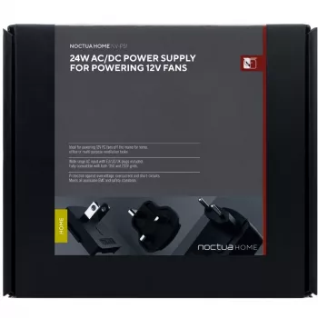 Maitinimo adapteris patalpoms Noctua NV-PS1 90-264V pasyvus aušinimas juodas
