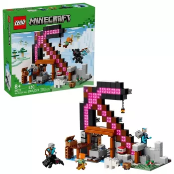 Konstruktorius LEGO Minecraft Kirtiklio kasykla 21277 – 530 detalių, 3 minifigūrėlės, nuo 8 metų