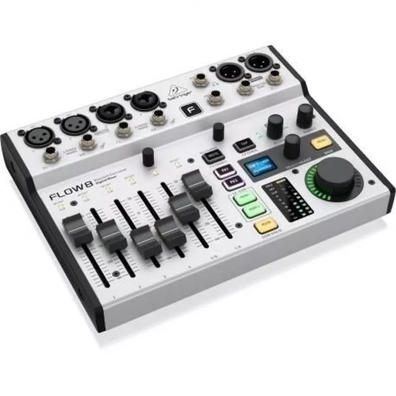 Skaitmeninis maišytuvas Behringer FLOW 8 – 8 kanalų USB garso sąsaja