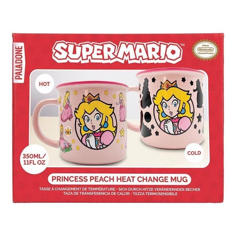 Keraminis terminis puodelis Paladone Super Mario Princess Peach – 300 ml