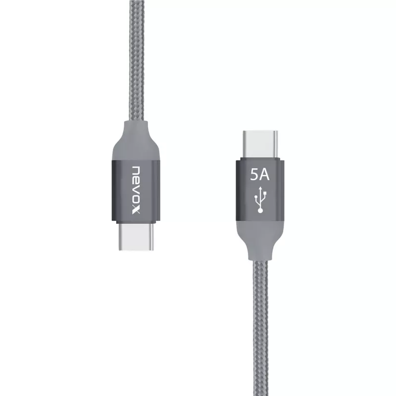 Nevox 1653 USB laidas pilkas