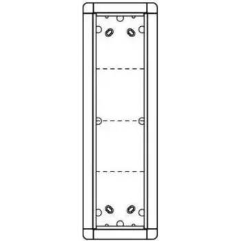 Durų rėmas Schneider Electric AP-Rahmen 4-jų 133×423 mm jungikliams ir montavimui