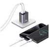 Įkroviklis USAMS CC290 T66 45W GaN USB-A + USB-C