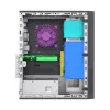 Akyga AK-302-01BL SFF kompiuterio korpusas, Micro ATX / Mini ITX, USB-C + 2x USB 3.0 + USB 2.0, be maitinimo bloko, juodas