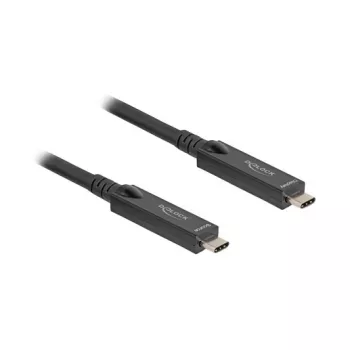DeLOCK USB 3.2 Gen 2 aktyvus optinis laidas USB-C 10 m juodas 84257