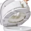 Minkštas paaukštintas tualeto sėdynės uždedamas antgalis, 10 cm