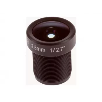 Lęšis Axis M12 2,8 mm F1,2 juodas vidaus patalpoms, 170° žiūrėjimo kampas