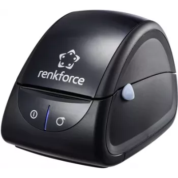 Renkforce RF-5469250 Etikečių spausdintuvas Tiesioginis terminis 203 x 203 dpi Maksimalus etiketės plotis: 85 mm USB, RS-232
