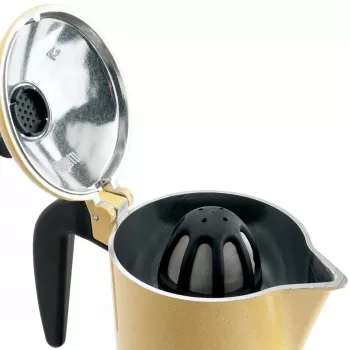 Moka puodas Bialetti Orzo Express juodas geltonas