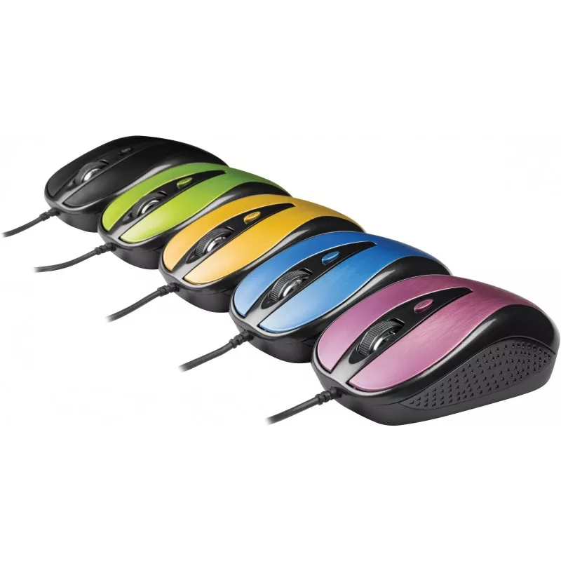 Yenkee YMS 1025BE QUITO USB laidinė pelė, optinė, simetriška, mėlyna
