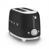 Skrudintuvas Smeg 50's Style TSF01BLMEU 2 dviems riekelėms, juodas, nerūdijantis plienas