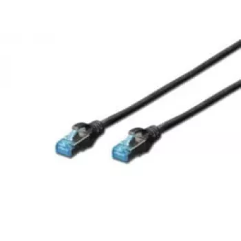 Tinklo kabelis Digitus CAT 5e SF/UTP 1 m RJ-45 juodas