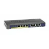 NETGEAR GS108PP nevaldomas Gigabit Ethernet (10/100/1000) jungiklis su PoE, juodas