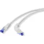 Renkforce RJ45 RJ45 jungiamasis kabelis CAT 6a S/FTP 10,00 m pilkas 90° žemyn lenktas (RF-4892538)