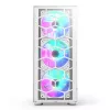 PC korpusas Montech X3 GLASS Midi Tower baltas