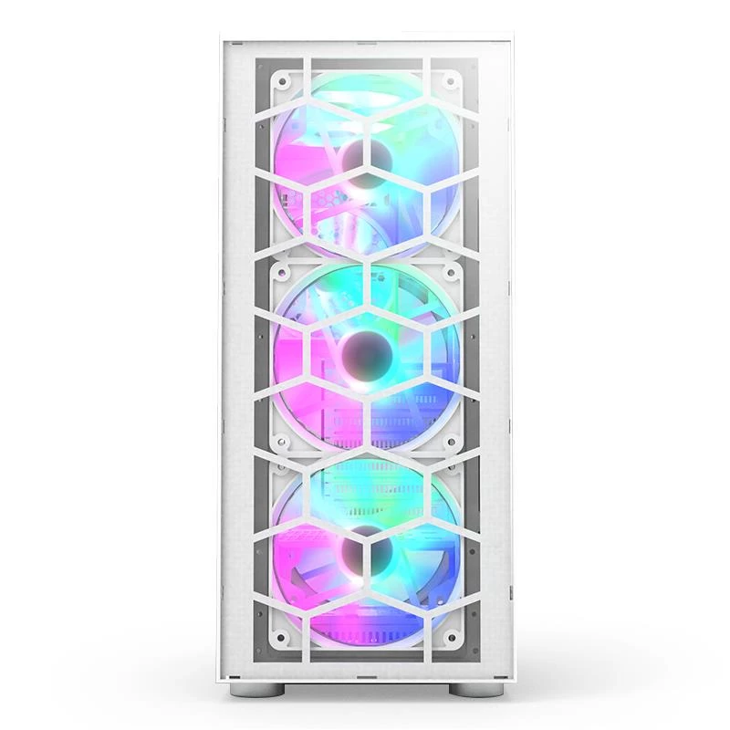 PC korpusas Montech X3 GLASS Midi Tower baltas