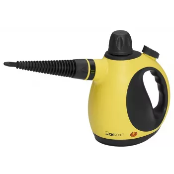 Nešiojamas garų valiklis CLATRONIC DR 3653 — 0,25 l bakelis, 1050 W, 3,5 bar, 5 m laidas, geltonas