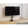 Grindinis TV stovas GEMBIRD TVS-86ST-01, 43–86 col., juodas, grūdinto stiklo pagrindas, VESA 100x100–600x400, 60 kg