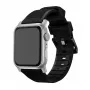 Laikrodžio dirželis Nomad Rugged Strap Black Connectoor Silver, 42/44/45/49 mm