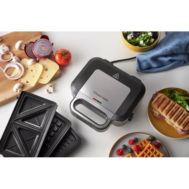 Russell Hobbs 26810-56 sumuštinių keptuvė 750 W Juoda, Nerūdijantis plienas