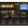 Wi‑Fi USB adapteris MERCUSYS MA72XH AX1800 su aukšto stiprinimo antenomis, USB-A plug-and-play
