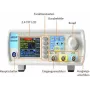 Joy-it JDS6600-LITE Funkcijų generatorius, maitinamas iš tinklo, 15 MHz - 0,01 µHz, 2 kanalai, trikampis, stačiakampis, signalas, sinusas, Lorenco kreivė, savavališkas, impulsas, triukšmas